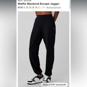 Waffle Weekend Escape Jogger Alo Yoga